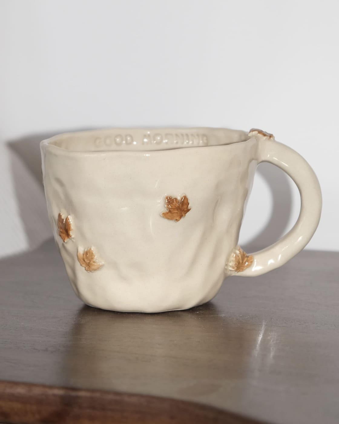 OUTLET! Kubek w Listki - obrazek 2