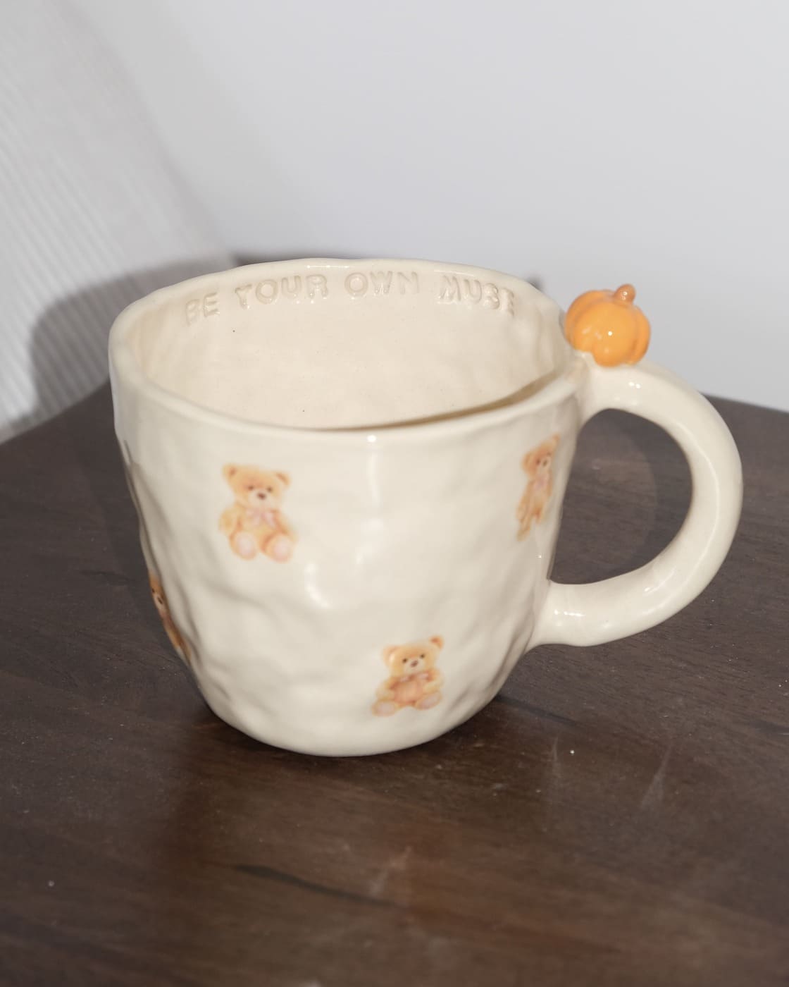 Kubek w Misie z Dynią "Be your own muse" - obrazek 2