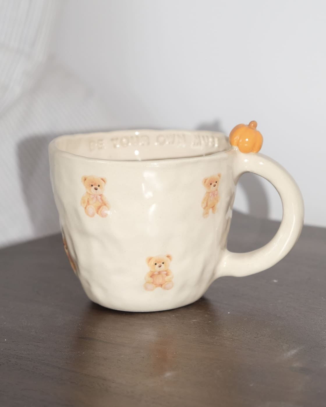 Kubek w Misie z Dynią "Be your own muse"