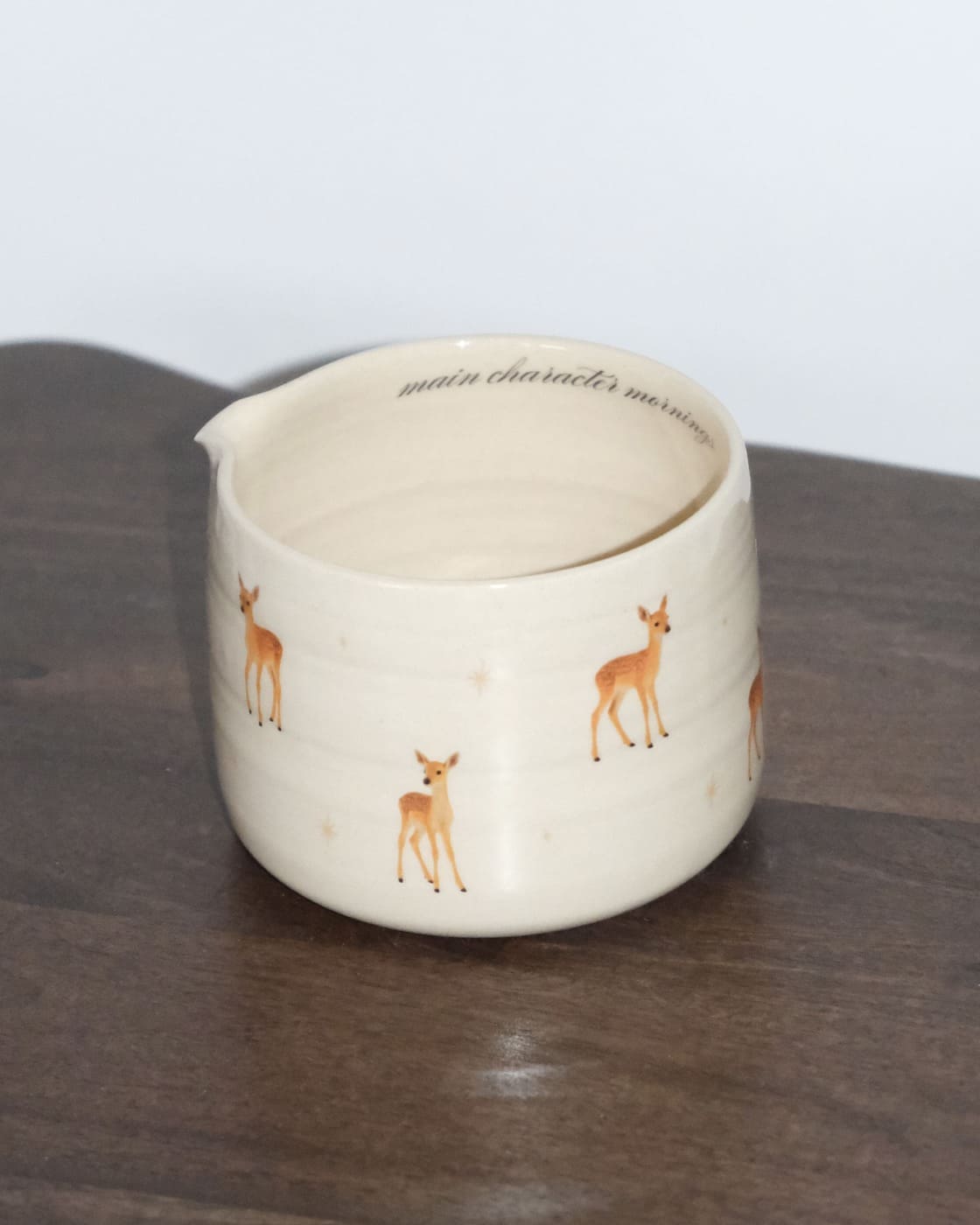 Matcha Bowl with Deers - Image 5