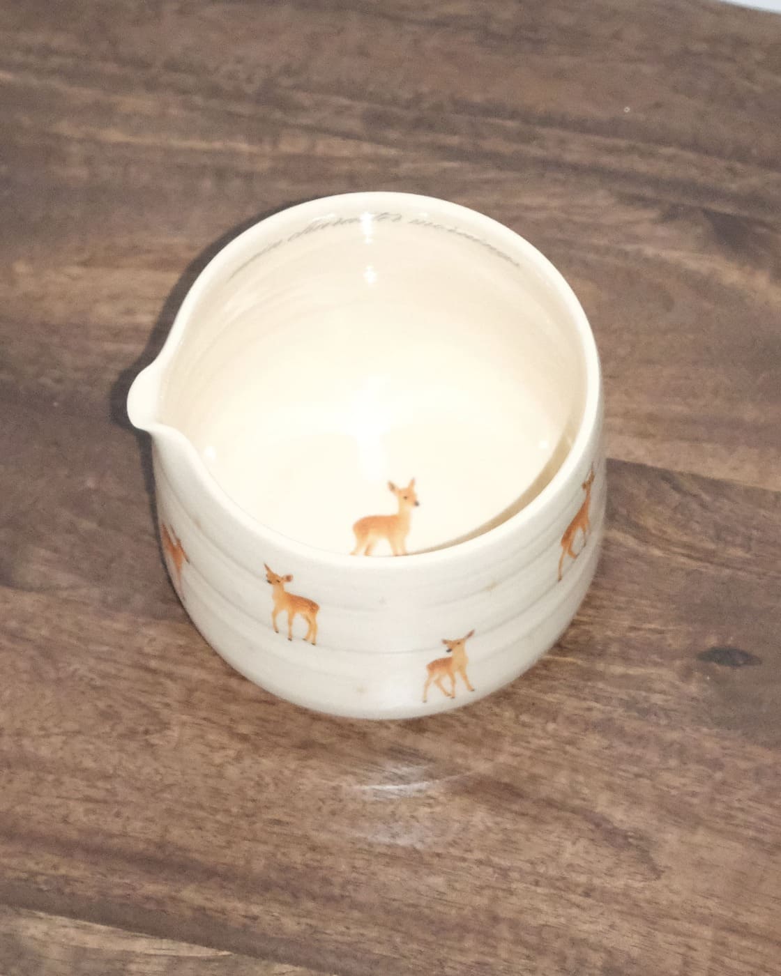 Matcha Bowl with Deers - Image 3