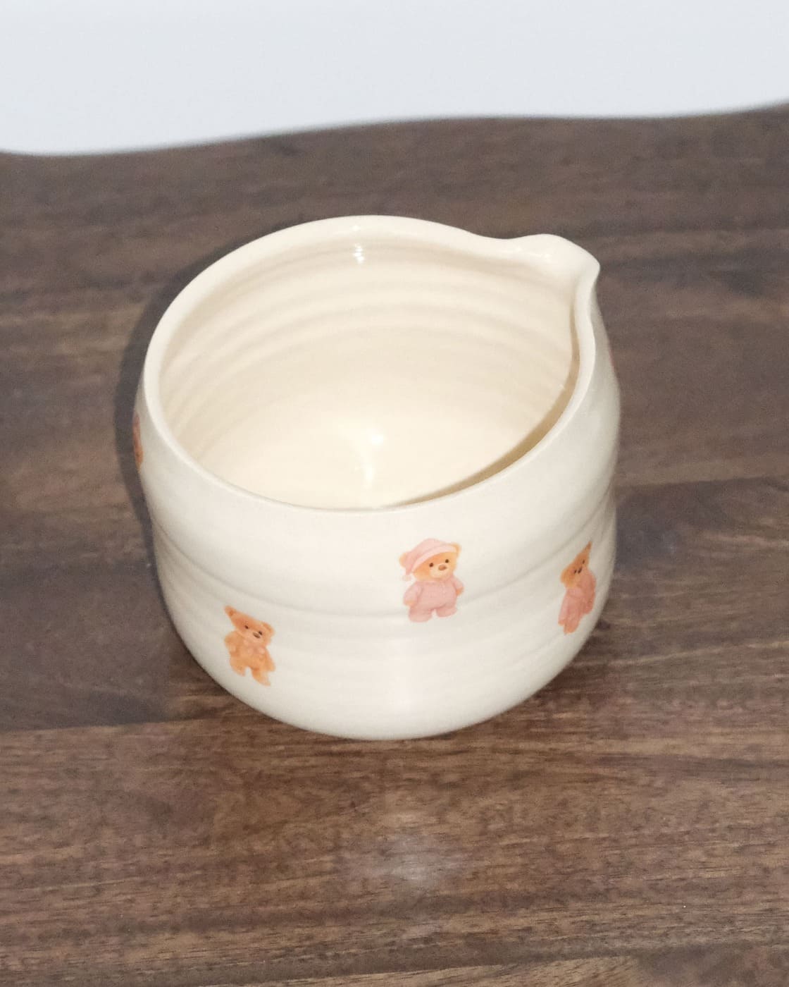 Matcha Bowl with Pink Bears - Image 4