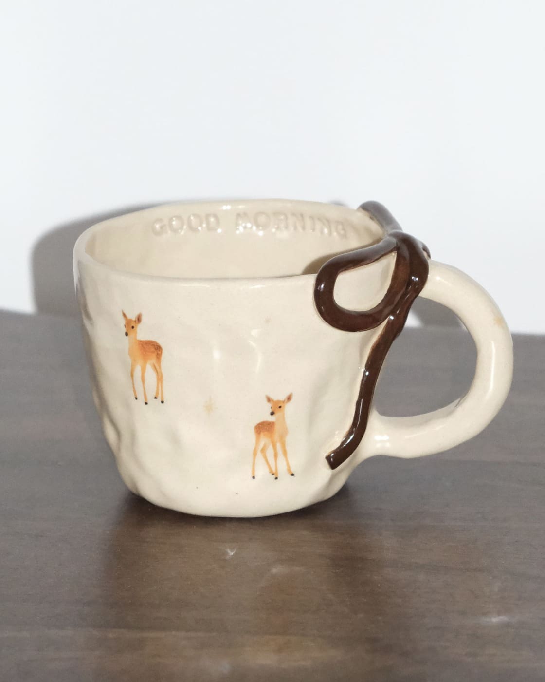 Ribbon Mug with Deers "Good Morning" - Image 5