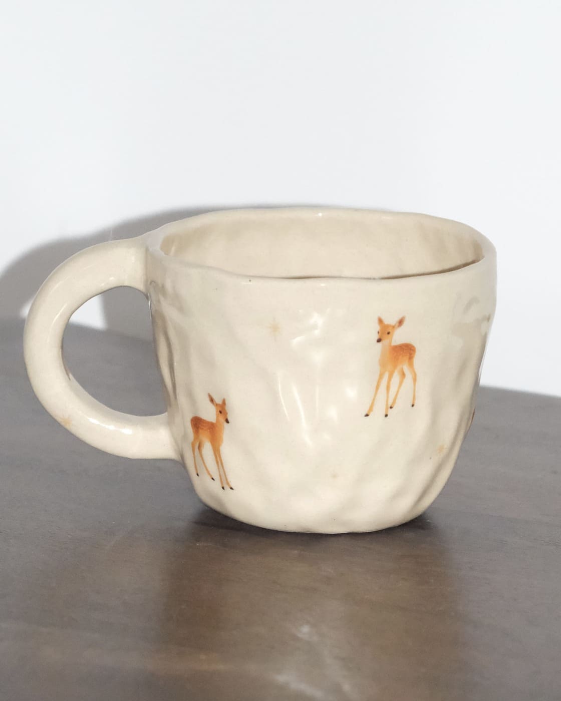 Mug with Deers "Powered by Hot Cocoa" - Image 3
