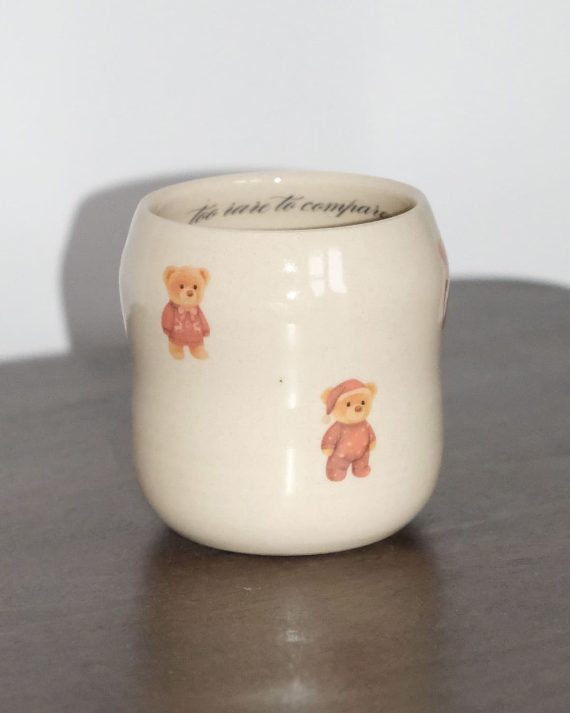 Cup with Red Bears "Too Rare to Compare" - Image 3