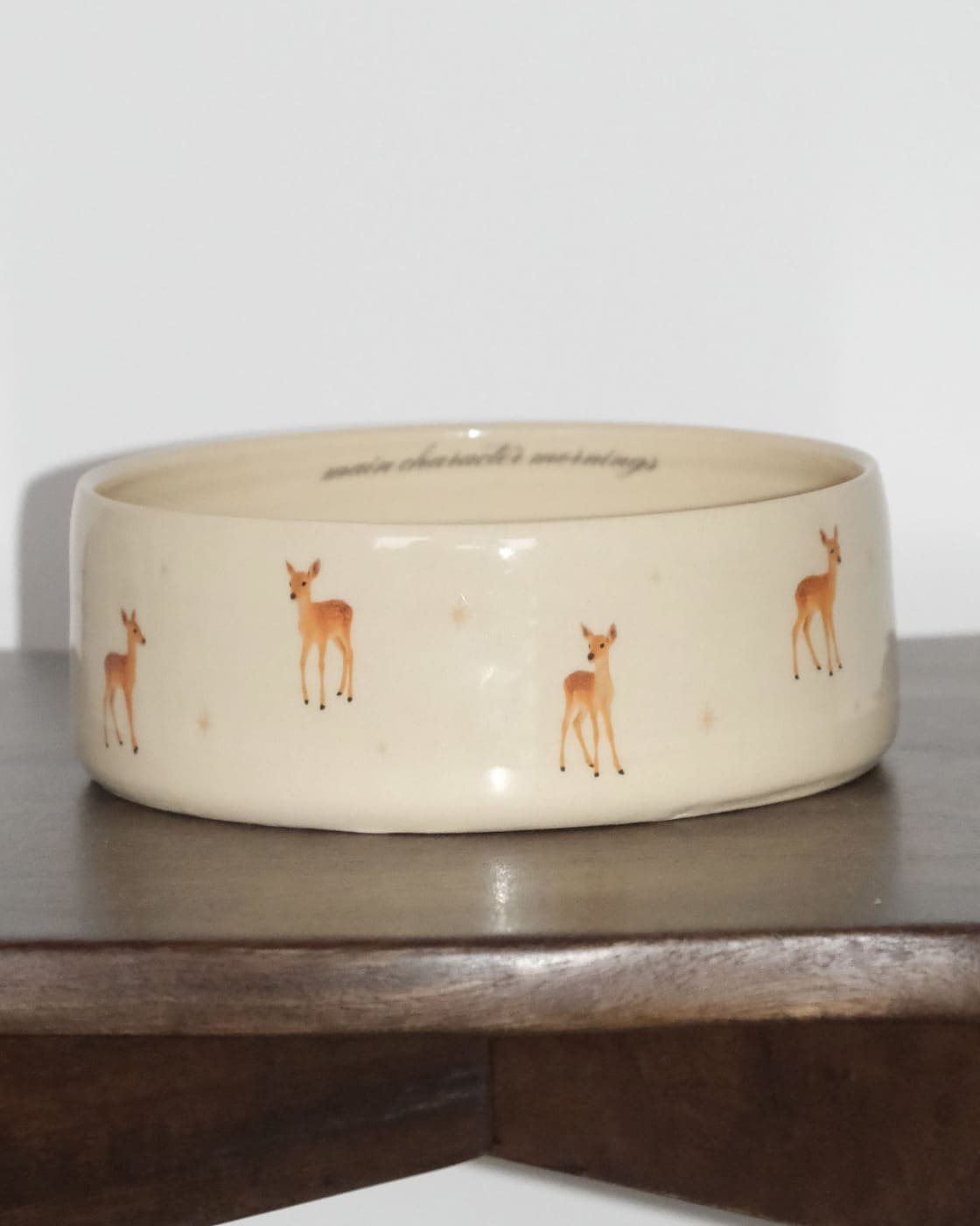 OUTLET! Big Bowl with Deers 1