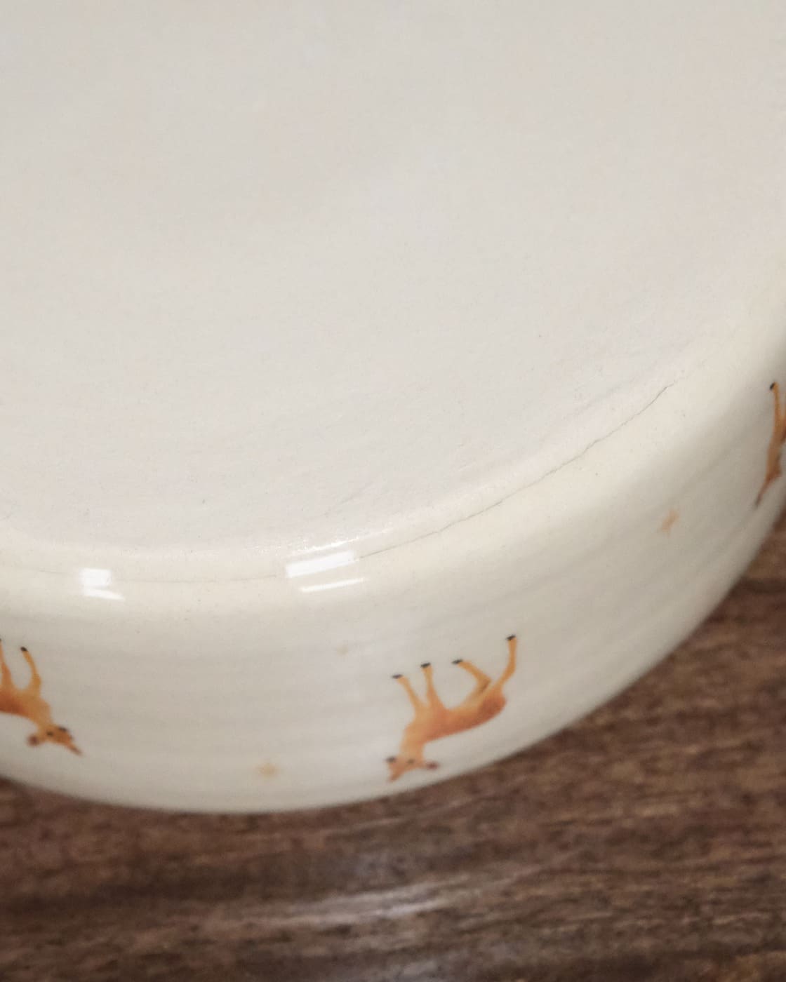 OUTLET! Big Bowl with Deers 1 - Image 3
