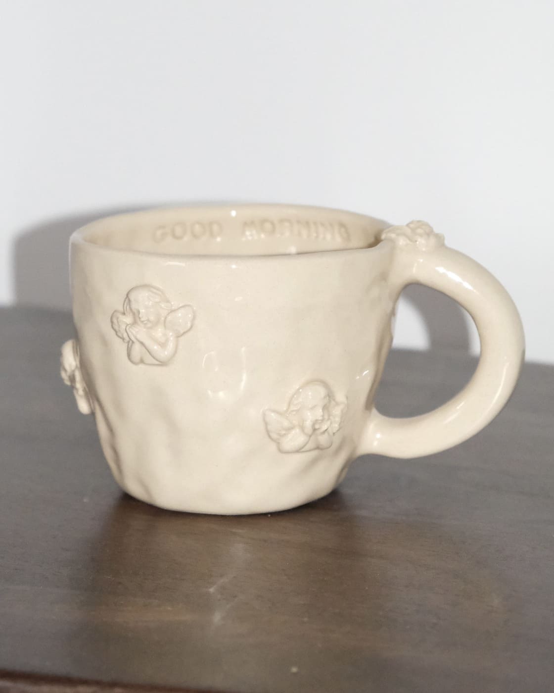 Mug with Angels "Good Morning" - Image 4