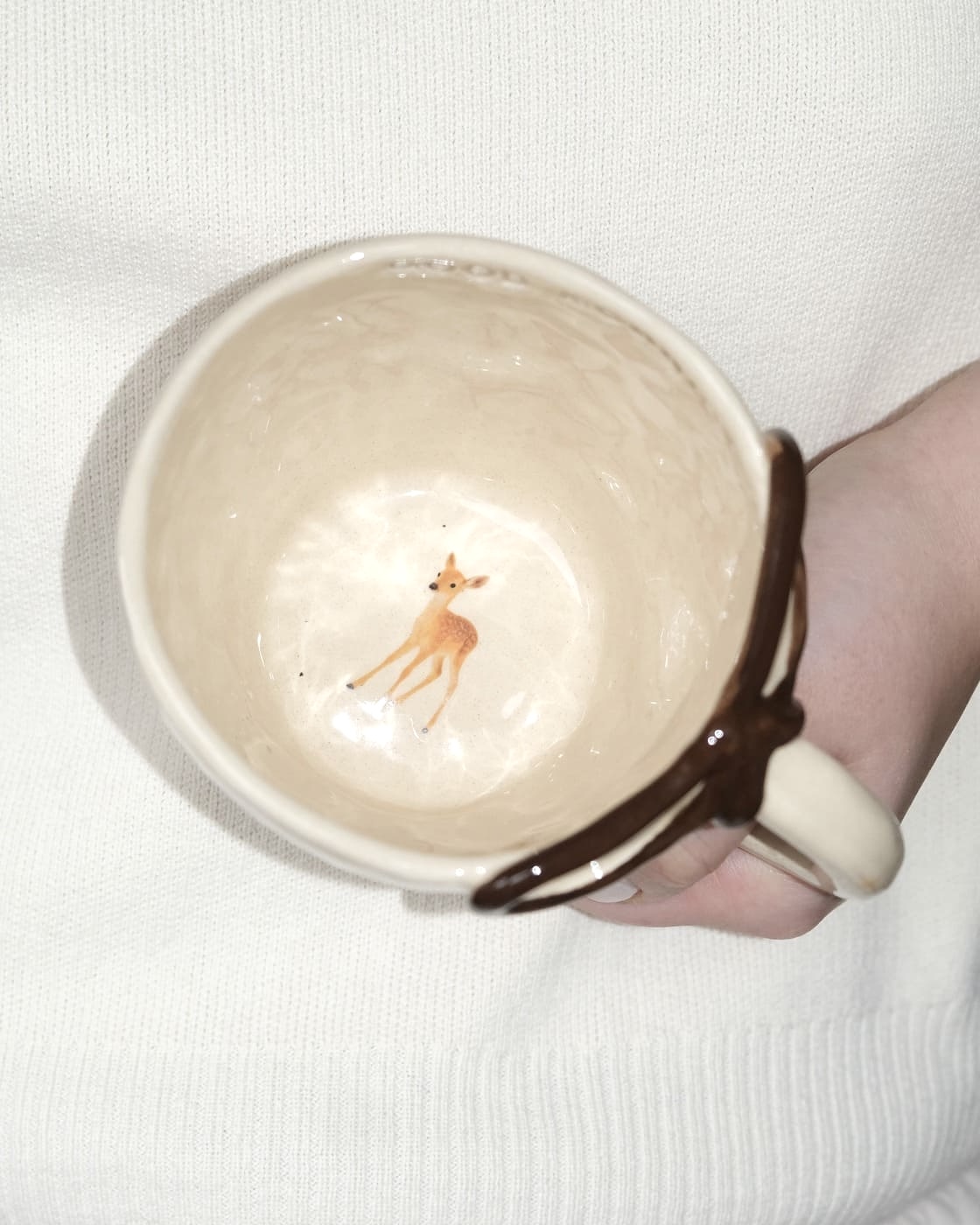 Ribbon Mug with Deers "Good Morning" - Image 2