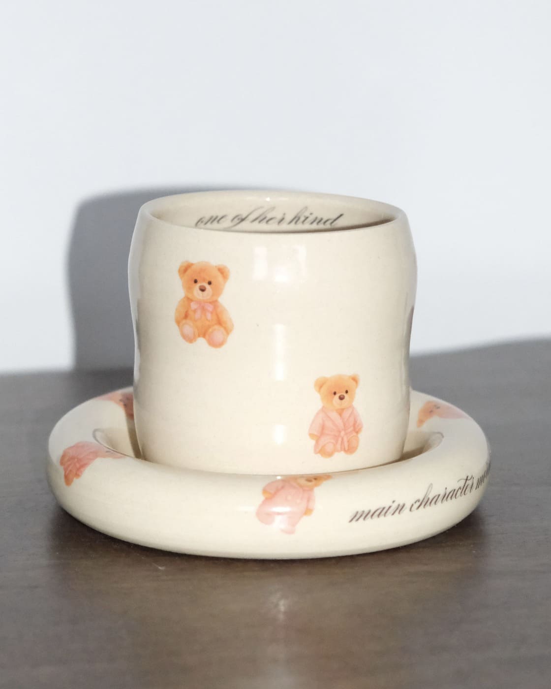 Set with Pink Bears "One of Her Kind" 2