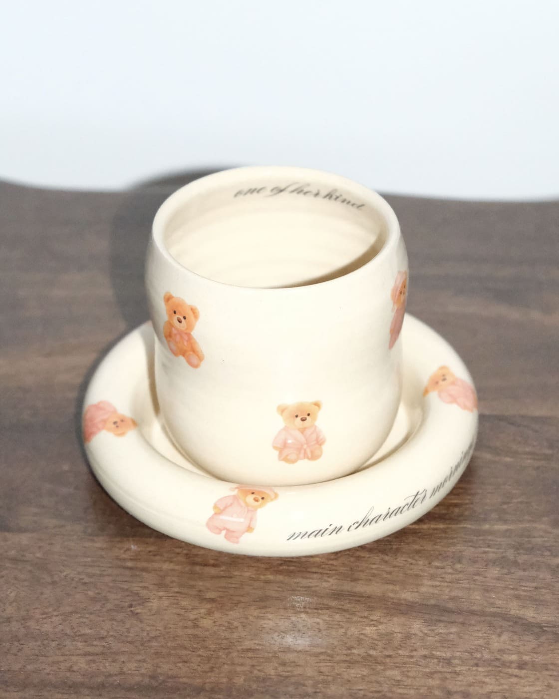 Set with Pink Bears "One of Her Kind" 2 - Image 2