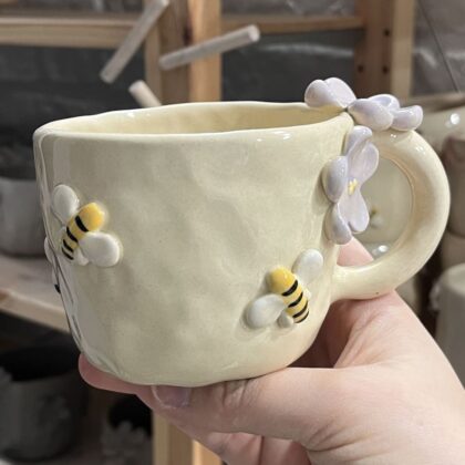 OUTLET! Kubek w Pszczółki i Kwiatki
