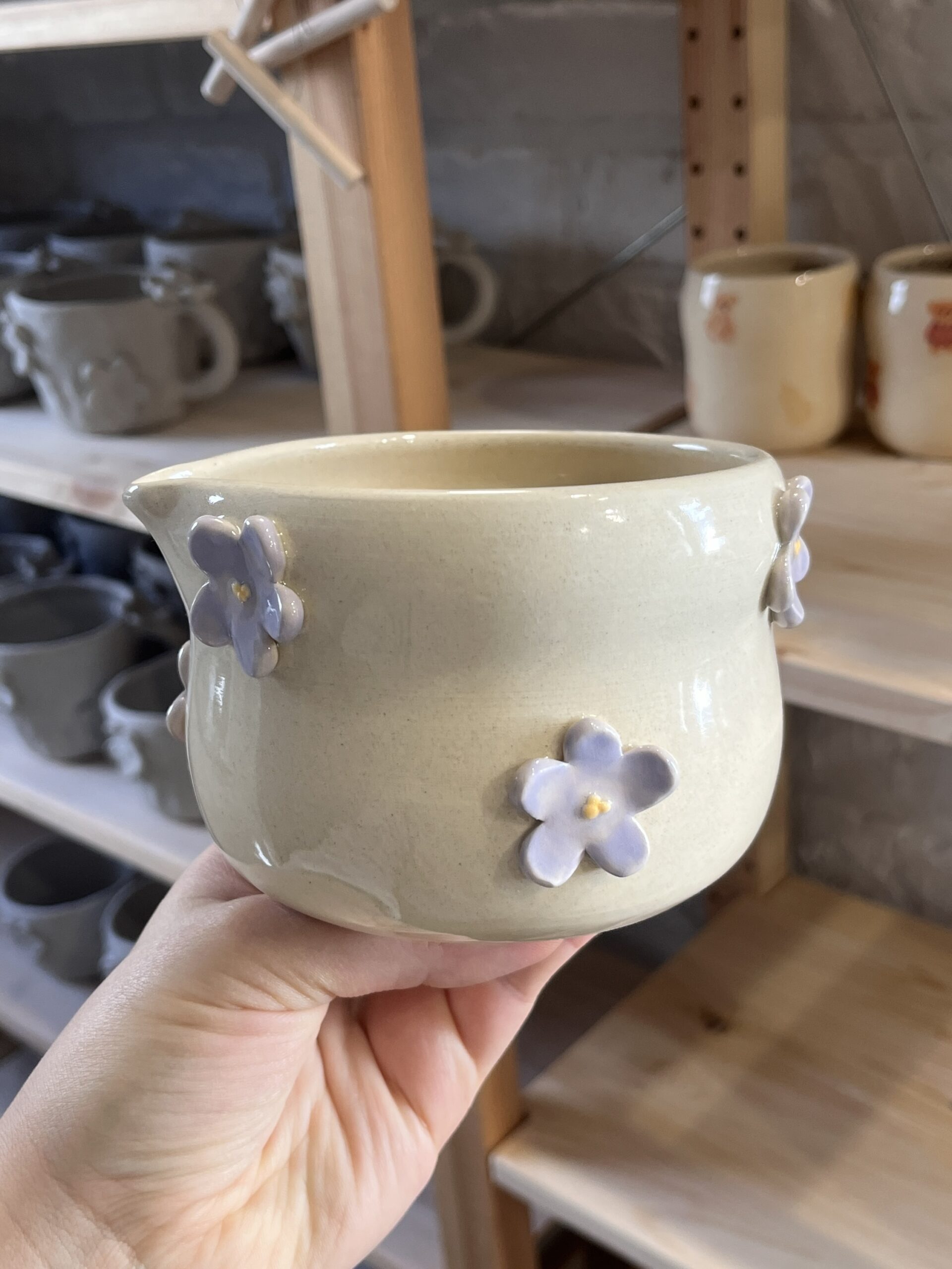 OUTLET! Miseczka do Matchy z Kwiatkami - obrazek 4