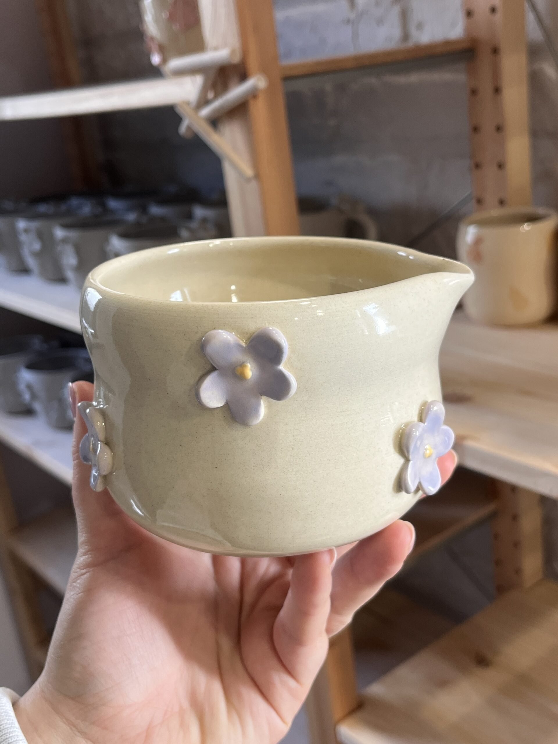 OUTLET! Miseczka do Matchy z Kwiatkami - obrazek 2