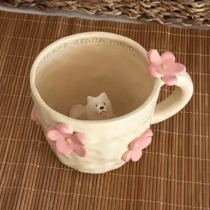 OUTLET! Kubek z Pieskiem - wada na figurce