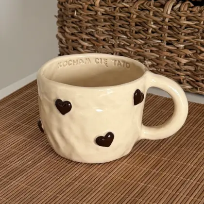 Kubek w Serduszka "Kocham Cię Tato"