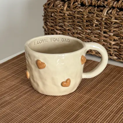 Kubek w Serduszka "I Love You Dad"