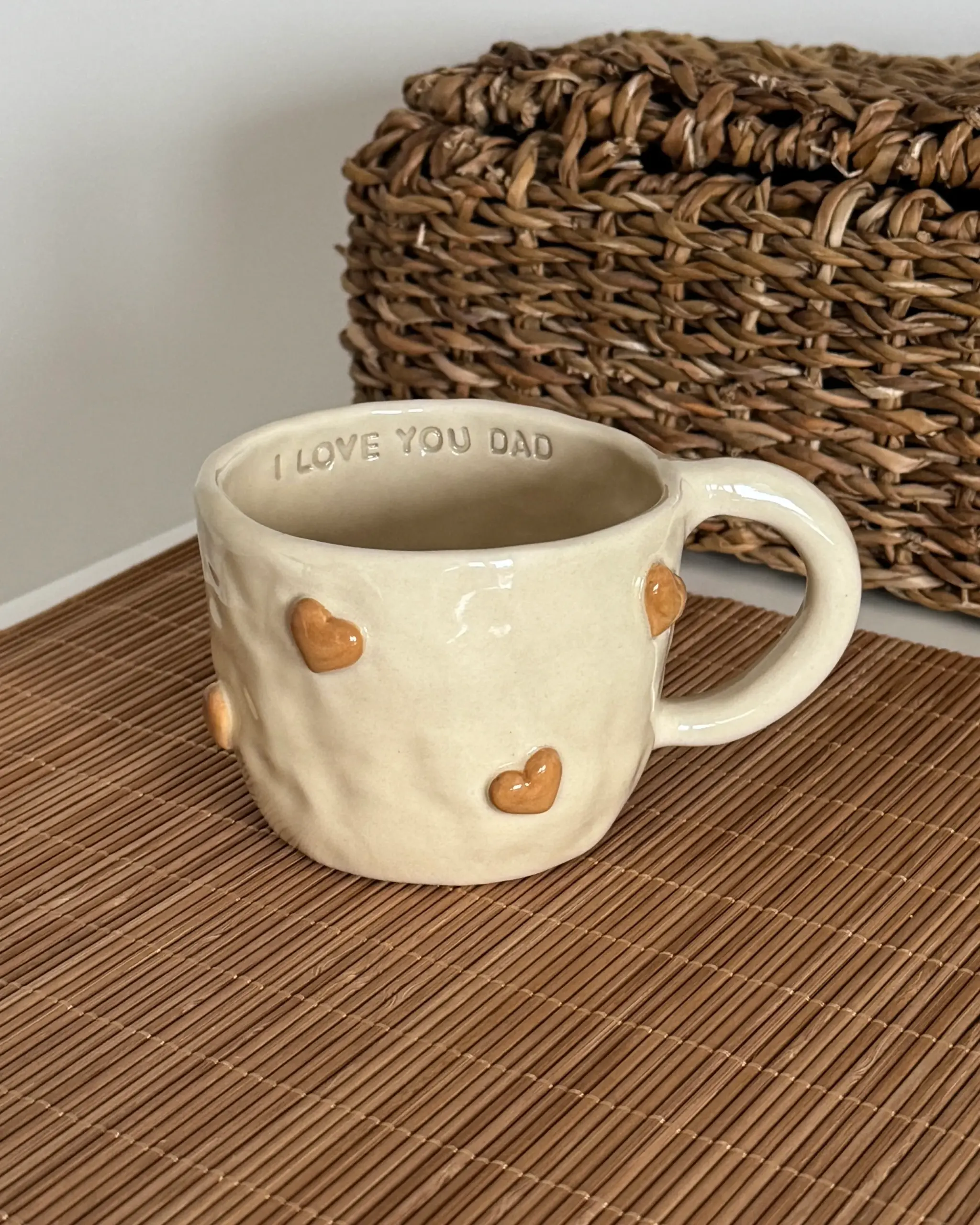 Kubek w Serduszka "I Love You Dad"