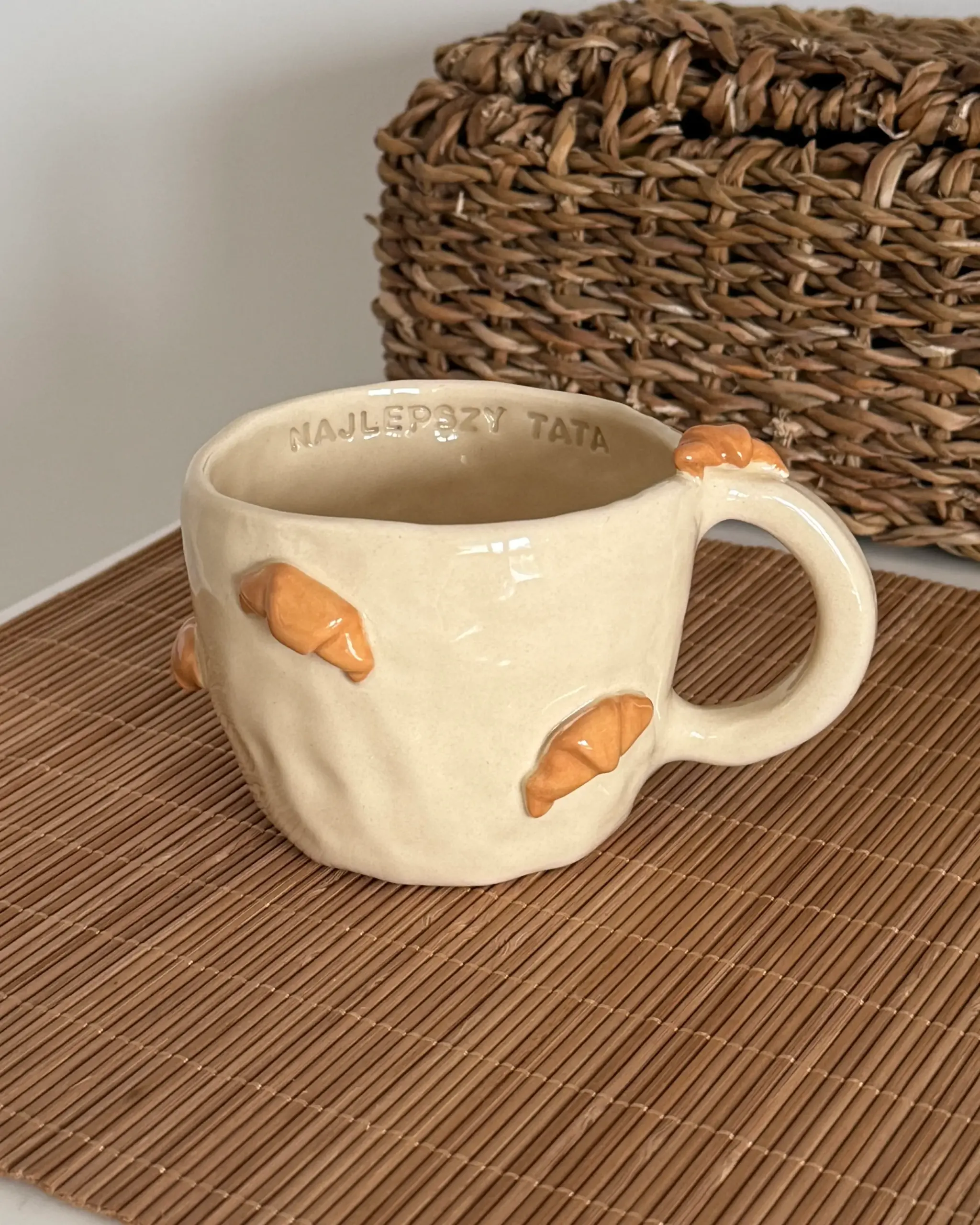 Kubek w Croissanty "Najlepszy Tata"