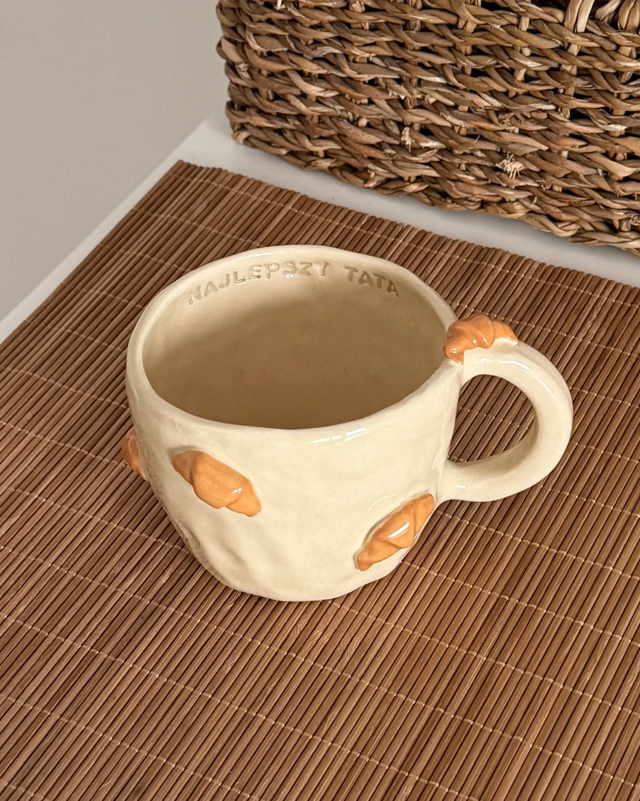 Kubek w Croissanty "Najlepszy Tata" - obrazek 2