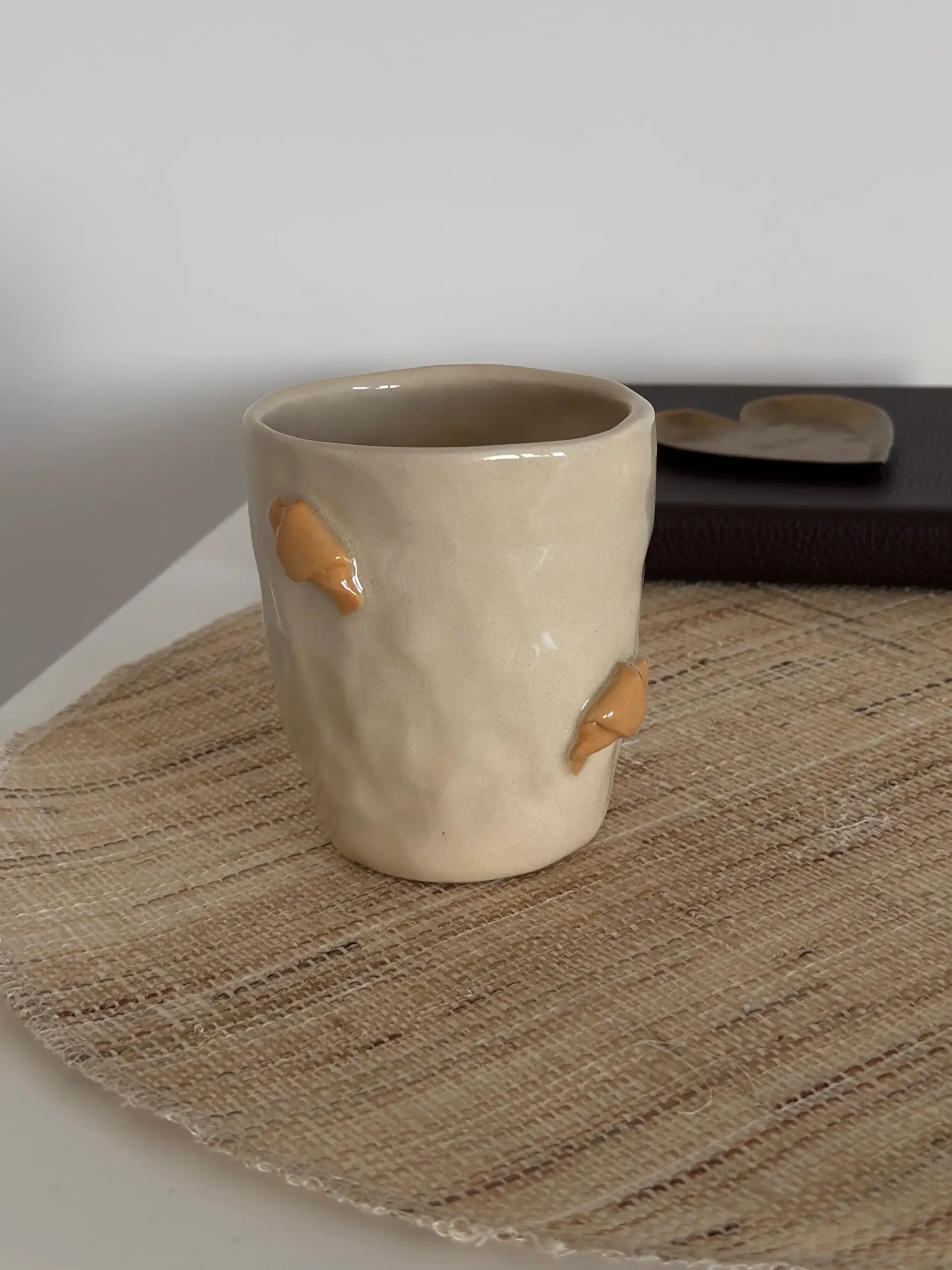 OUTLET! Owalny Kubeczek w Croissanty - bez uchwytu 260-300ml